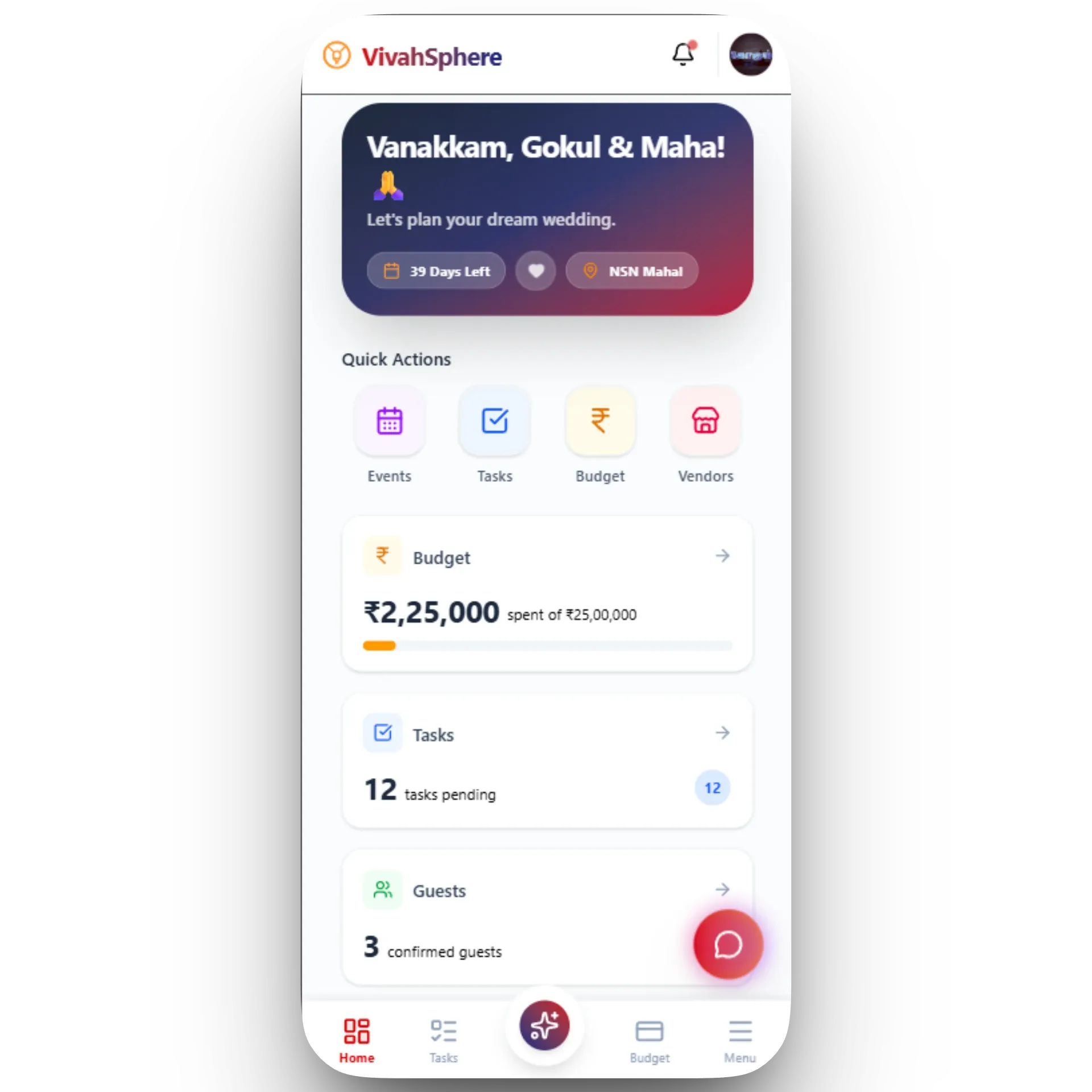 VivahSphere App Preview