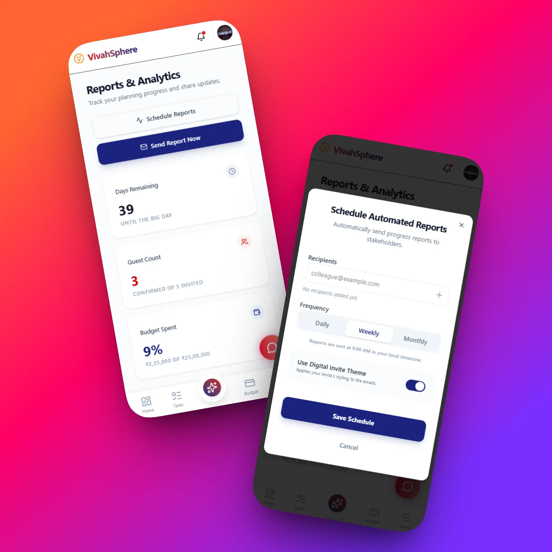 Automated Reporting Mockup